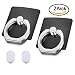 Produktbild Telefon Finger Ring Halter/Ständer/2 Stücke Mobile Cell Phone Ring Ständer Halterung Auto Halterung für iPhone 6S Plus/7 Plus, Samsung Galaxy S7 Edge Smartphone Tablet Phone Ring Grip