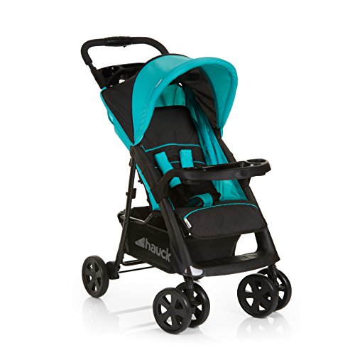 Hauck Shopper Comfortfold Pushchair - Black/Aqua