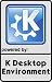 Produktbild Notebook-Sticker, powered by KDE