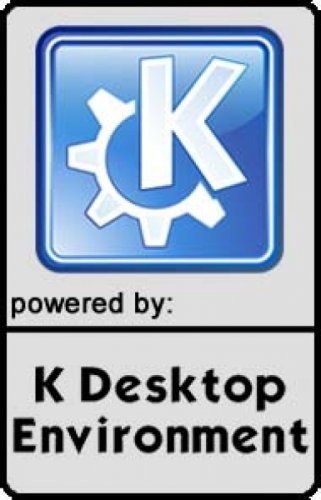 Preisvergleich Produktbild Notebook-Sticker, powered by KDE