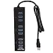 Produktbild TianranRT 10 Anschlüsse Drei Separate Steuerschalter Hub-Splitter 2.0 Usb-Hub-Fähiger Daten-Smart-Ladeanschluss 3 Einzelner Ein/Aus-Schalter
