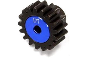 Integy RC Model CNC-Machined Aluminum HD Pinion Gear 17T Designed for HPI Ken Block WR8 Flux