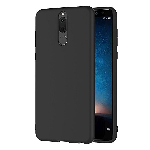 AICEK Cover Compatible Huawei P30 Lite, Blu Custodia Huawei P30 Lite Silicone Molle Blue Cover per Huawei P30 Lite Soft TPU Case (6.15 Pollici