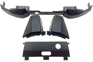 Meijunter Boutons de Remplacement LB RB LT RT, Pare-Chocs Bouton de Gâchette Compatible avec Xbox Elite Wireless Manette Series 2 - Edition Limitée, Noir