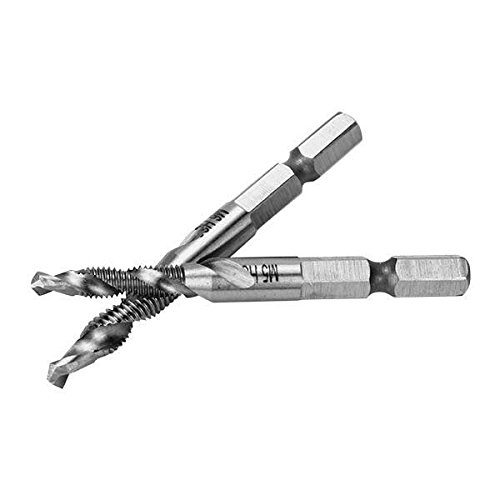 Mohoo Handgewindebohrer Maschinengewindebohrer Drill Bits Satz Edelstahl HSS (M3 M4 M6 M8 M10) Type A - 3