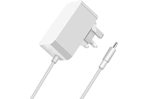 BOUGE 15W Home-Hub-Mini Speaker Charger Compatible with Google-Home-Hub Nest-Hub (2nd Gen), Nest-Mini, Nest WiFi Router 2 Gen Smart Voice Speaker Home-Hub Accessories Wall Power Cable Adapter UK 14V 1.1A