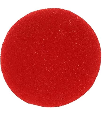 Nez De Clown Rouge à Pincer - Lot De 2 - Mousse Confortable - Carnaval Et Fête Déguisée - Adulte Et Enfant
