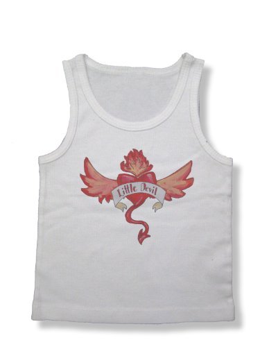 Light of Mine Designs Little Devil Rib Cotton Infant Tank Top, 6-12 Months Size: 6-12 Months Infant, Baby, Child