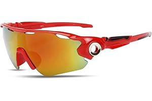 R&B SPORTS & LEISURE Polarised UV Cycling Sunglasses For Men and Women, Running Sunglasses Men Women, UV 400 Cycling Glasses, Wrapped Design, Lightweight, Stylish, Golf & Fishing, Cycle Glasses, Sport Sunglasses