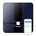 Produktbild HAMSWAN CF376BLE digital Personenwaage Smart Personenwaage Bluetooth Körperfettwaage mit Multifunktionensanalyse von Gewicht Wasseranteil Muskel Knochen BMI BMR(KCAL) Körperfett und Viszeralfett(Schwarz)