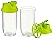 Produktbild Kigima Shaker Mixbecher 500ml 2er Set mit Skala grün