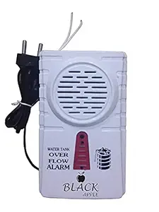 Tulsi Traders Water Tank Overflow Plastic Alarm Bell with Multiple Voice Sound (White)