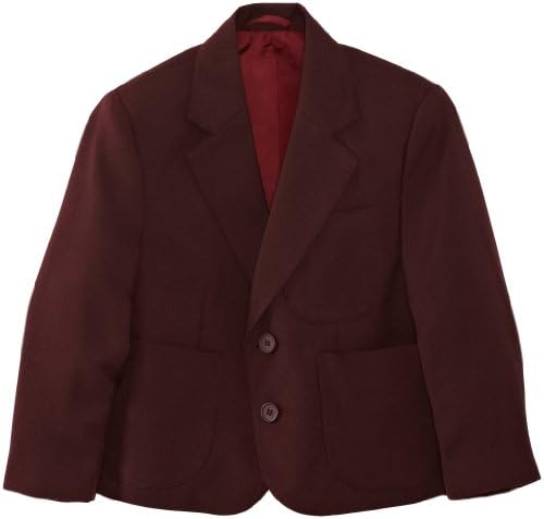Blue Max Banner Boy's Ziggys Zip Entry School Blazer, Maroon, 36" Chest