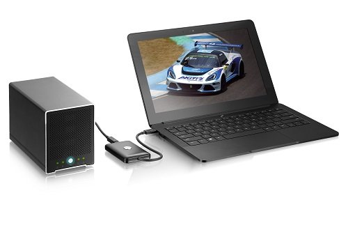 AKiTiO T3T, Thunderbolt 3 auf Thunderbolt (2) Adapter, USB-C, schwarz - 3