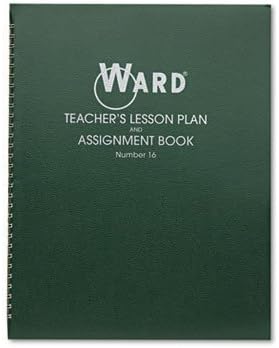 WardÂ® Lesson Plan Book, Wirebound, 6 Class Periods/Day, 11 x 8-1/2, 100 Pgs, Brown by Ward