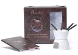 Image de Chocolat : Coffret composé d'un livre de 40 recettes avec un service à fondue