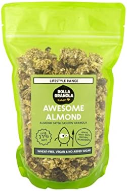 Rolla Granola Awesome Almond - No Added Sugar 350g (Pack of 2)