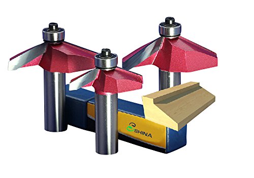 SHINA Oberfräser Fräser Holz machen Router End Mill CNC Engraving Schaft (Schneiden Ø 78.98mm Grad 30°) - 4