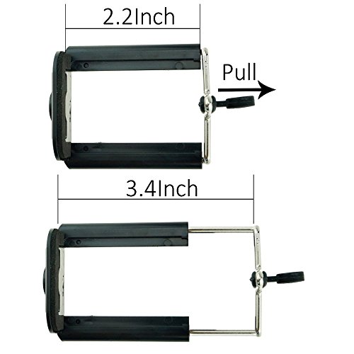 Fotocamera lente kit, Elecguru 10Â in 1Â mini kit lente 12Â x teleobiettivo + Fish Eye + obiettivo grandangolare + obiettivo macro selfie stick monopiede + telecomando Bluetooth + mini treppiede per iPhone 4S 5Â C 5S 5SE 6Â 6S Plus HTC LG XC311