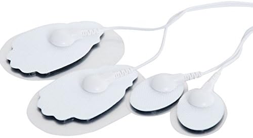 EMS Massager Electrode Pads,Used for Electronic Massager EMS Machine Pulse Muscle Stimulator,Reusable Self-adhesive Kits (MEDIUM)