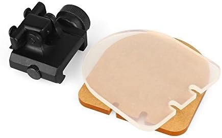 Fiturbo Tactical Foldable Reflex Lens Screen Protector Scope Red Dot Sight Cover 20mm QD Mount w/2 Spare Lens for Airsoft Hunting Shooting