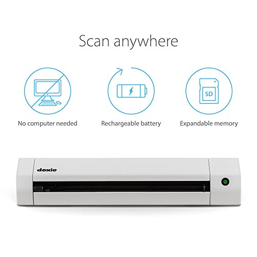 Doxie Go SE Wi-Fi - the smarter A4 wi-fi document scanner with rechargeable battery & brilliant software