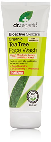 Dr Organic Tea Tree Face Wash 200ml