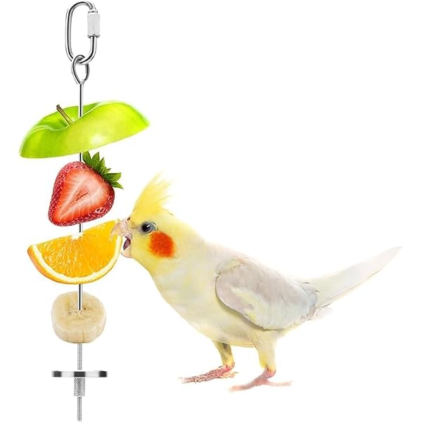 Bonka Bird Toys 2306 Französische Pommes Frites – Futterspielzeug Für Vögel Mit Bambus-Fallen, Für Nymphensittiche & Mehr