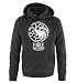 Produktbild Comedy Shirts - Game of Thrones - FIRE AND BLOOD - Herren Hoodie - Schwarz/Silber Gr. S