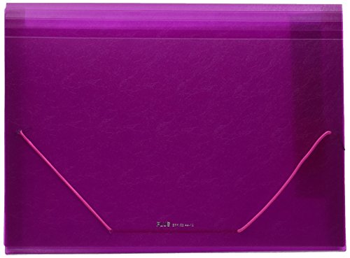 Plus Office A4-12 - Carpeta clasificadora  12 separadores  violeta