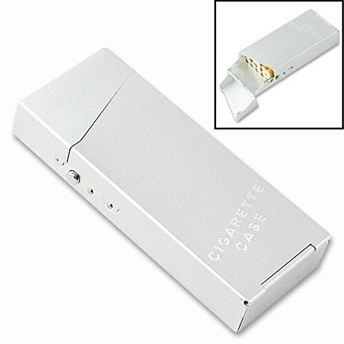 100's Cigarettes Case - WITUSE Aluminum Case for 100mm Cigarette, Silver
