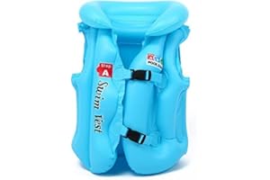 STAREX Swim Vest for Kids, Inflatable Toddler Swimming Floaties with Adjustable Buckle & Independent Dual Airbags for Swimming Pool Beach River, Swimming Aids Suitable for 3 4 5 6 Years Old