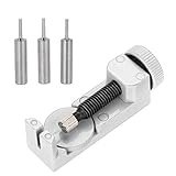 TMISHION Uhrmacherwerkzeug Mit 3 Stifte Uhrenarmband Entferner Armband Uhrenarmband Bolzen Uhr Bügel Reparatur Werkzeuge(Silber)
