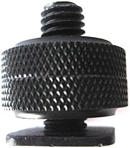 Jinoh 3/8" Adapter for Tripod Screw to Flash Hot Shoe Dual Camera Holder Cold Foot Pro