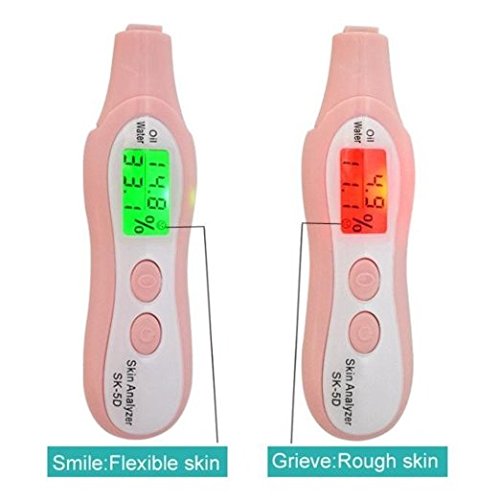 Stoga Skin Care-Digital-Analysator-Monitor für Hautfeuchtigkeit Öl-Haut-Prüfungs-Prüfvorrichtung-Feder mit LCD-Anzeige für inländisches, Reisen, Schönheitssalon - 4