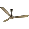 Crompton Luxian Infinia 1200 mm Star Rated Energy Efficient Ceiling Fan |Antique Electroplated Finish | Decorative Ceiling Fan | 2 Years Warranty (Antique Brass)