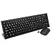 Produktbild V7 CKW200BE Wireless Combo Tastatur und Maus (Belgisch, BE, Belgian, Media-Hot-Keys, USB Nano Receiver) schwarz