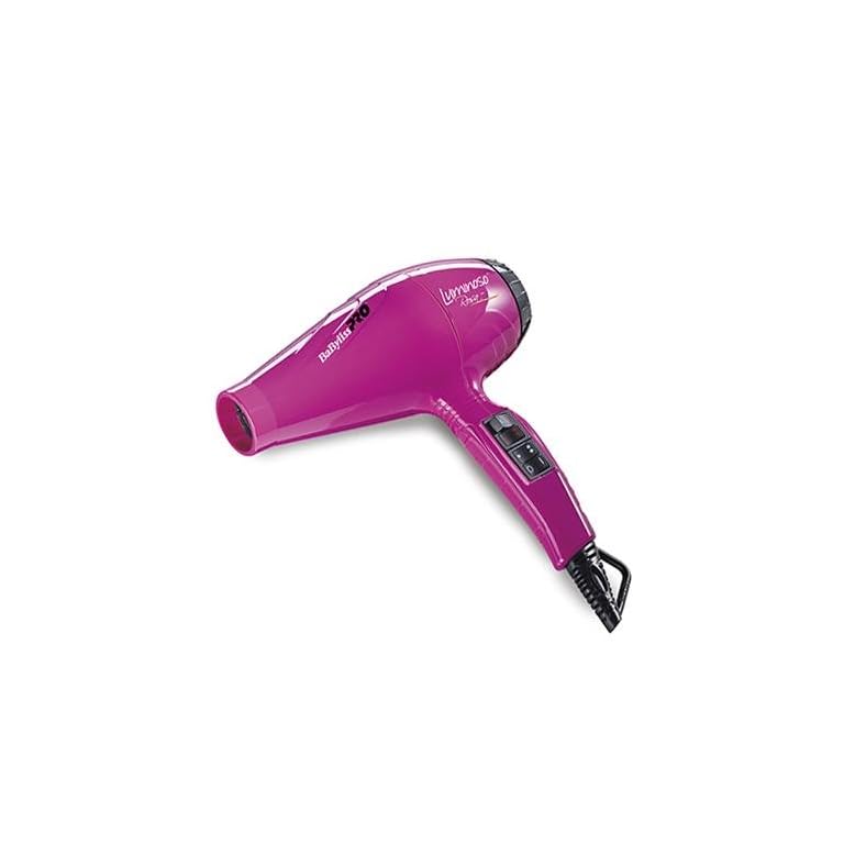 Babyliss-Pro-Hairdryer-BAB6350IFE-Luminoso-Rosa-Pink BaByliss Pro Luminoso Rosa Ionic Hairdryer BAB6350IFE Rosa BAB6350IFE