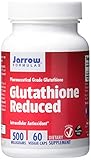 Jarrow Glutathione Reduced Gluten Free, 500mg, 60 Capsules (Gluten Free, 500mg, 60 Capsules)