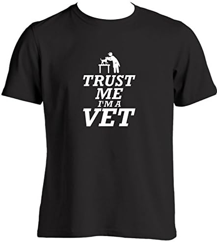 Trust Me I'm A Vet Christmas Birthday Gift Ideas Mens T Shirt Veterinarian (XXL)