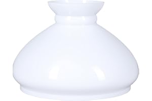 H4L Petroleumglas opal weiß Ø 234mm Lampenglas Ersatzglas Petroleumlampe Glasschirm E27