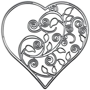 SevenMye DIY Cutting Dies Metal Embossing Stencil For Album Scrapbooking Paper Card Art Craft,Heart Shape