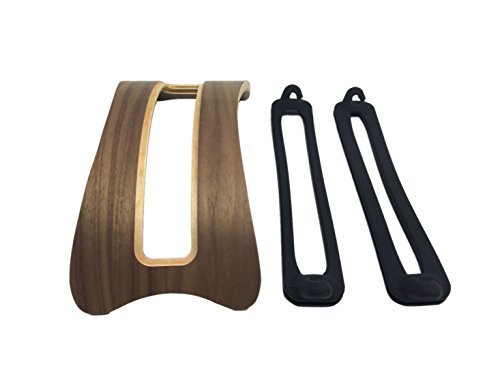Sumgar®Einzigartige stilvolle Eleganz umweltfreundliche natürliche Holz Desktop Stand Handcrafted Halter Halterung für Apple Computer Macbook Pro/Air iPad (walnut) - 7