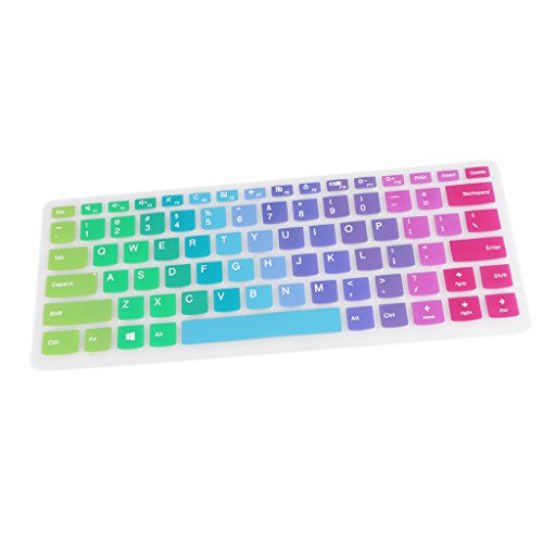 MagiDeal Wasserfest Tastatur Schutzhülle Silikon Abdeckung Schutz Film Staubschutz Haut für Lenovo 310S Keyboard - Als Bild Stil 4