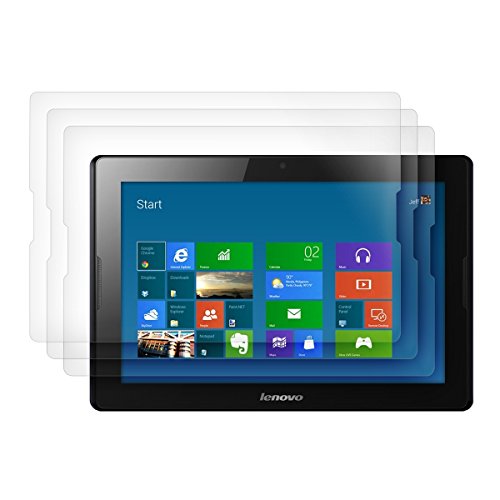 3x kwmobile Folie für Lenovo A10-70 (A7600) – klare Tablet Displayschutzfolie Crystal Clear Displayschutz kristallklar Displayfolie Schutzfolie - 2