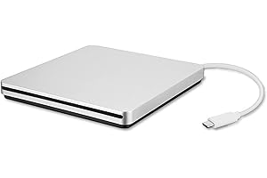 YMY Lettore CD DVD di Tipo C Esterno Ultrasottile e Inalazione Automatica Unità CD/DVD Esterne Compatibile con MacBook, Dell XPS e Altri laptop USB C