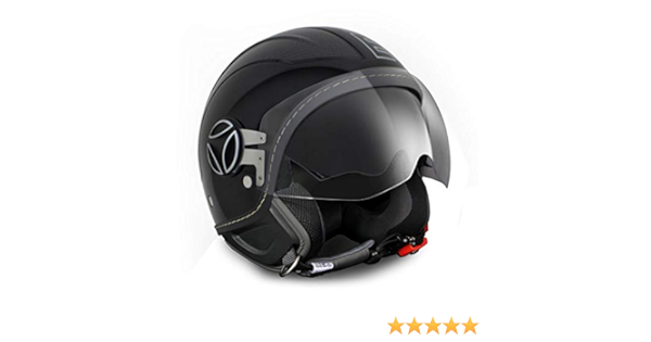 10030090014 CASCO MOMO AVIO PRO ANTRACITE CARBON/NERO M : Amazon.it: Auto e  Moto