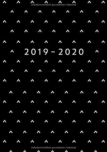 2019 - 2020: Wochenplaner ab KW22 | Jun 2019 bis Dez 2020 Kalender | 1 Woche auf 1 Seite | 18 Monate Planer | DIN A5 Format Terminkalender | Minimalist Schwarz