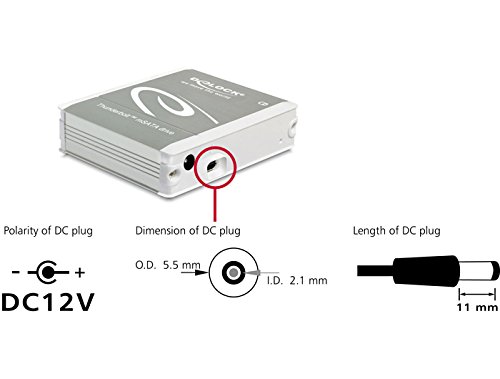 Delock 42509 Externes Gehäuse MSATA SSD zu Thunderbolt - 2