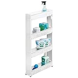 MULTIUSOS: Este carro con ruedas no solo es práctico para el lavadero, sino también como mueble camarera en la cocina o como mueble auxiliar en el baño o el despacho.